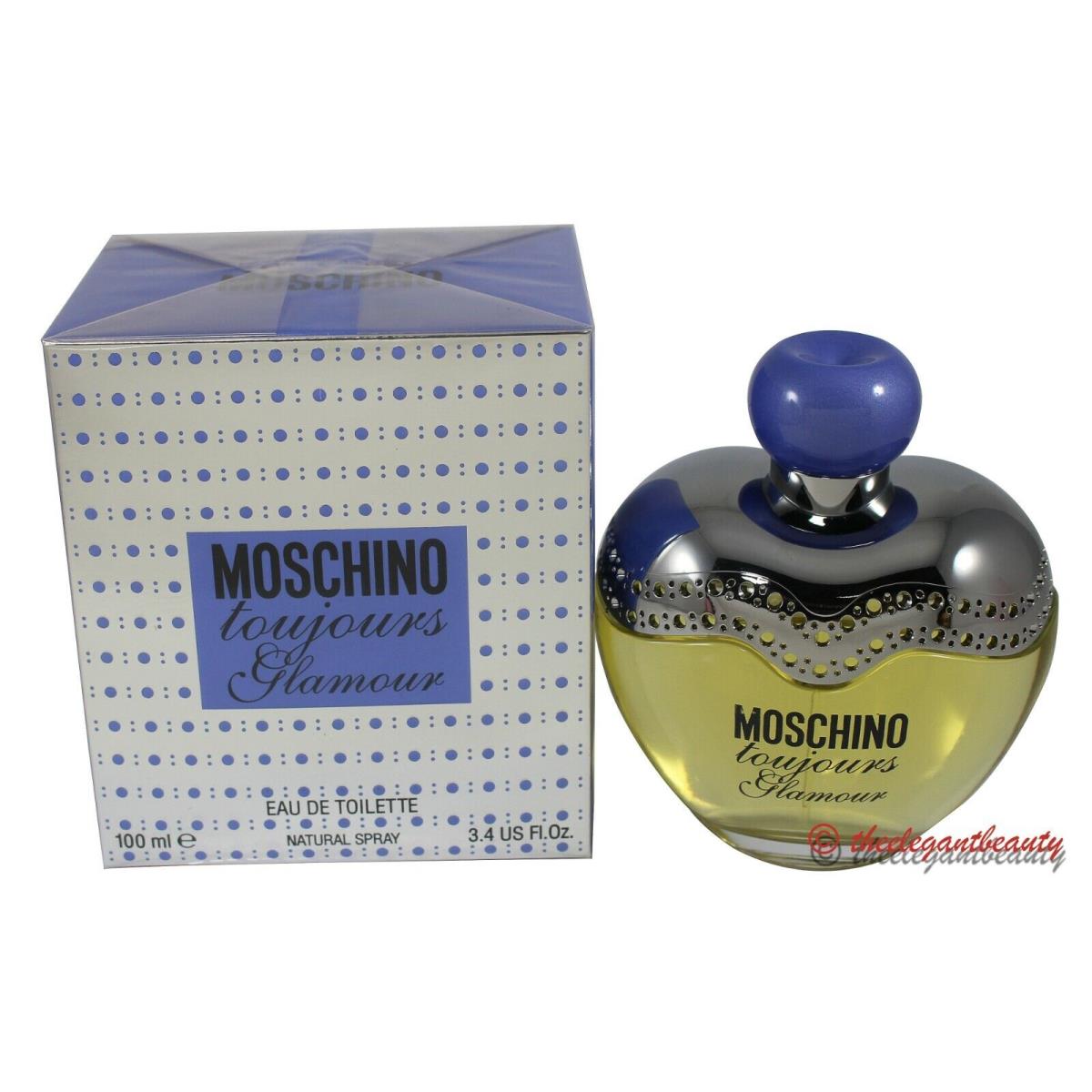 Toujours Glamour By Moschino 3.4oz/100ml Edt Spray For Women