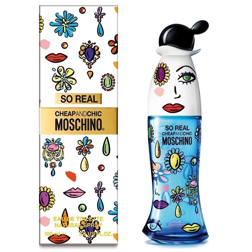 and Chic So Real by Moschino Edt 3.4US/100ML Women Natural Spray