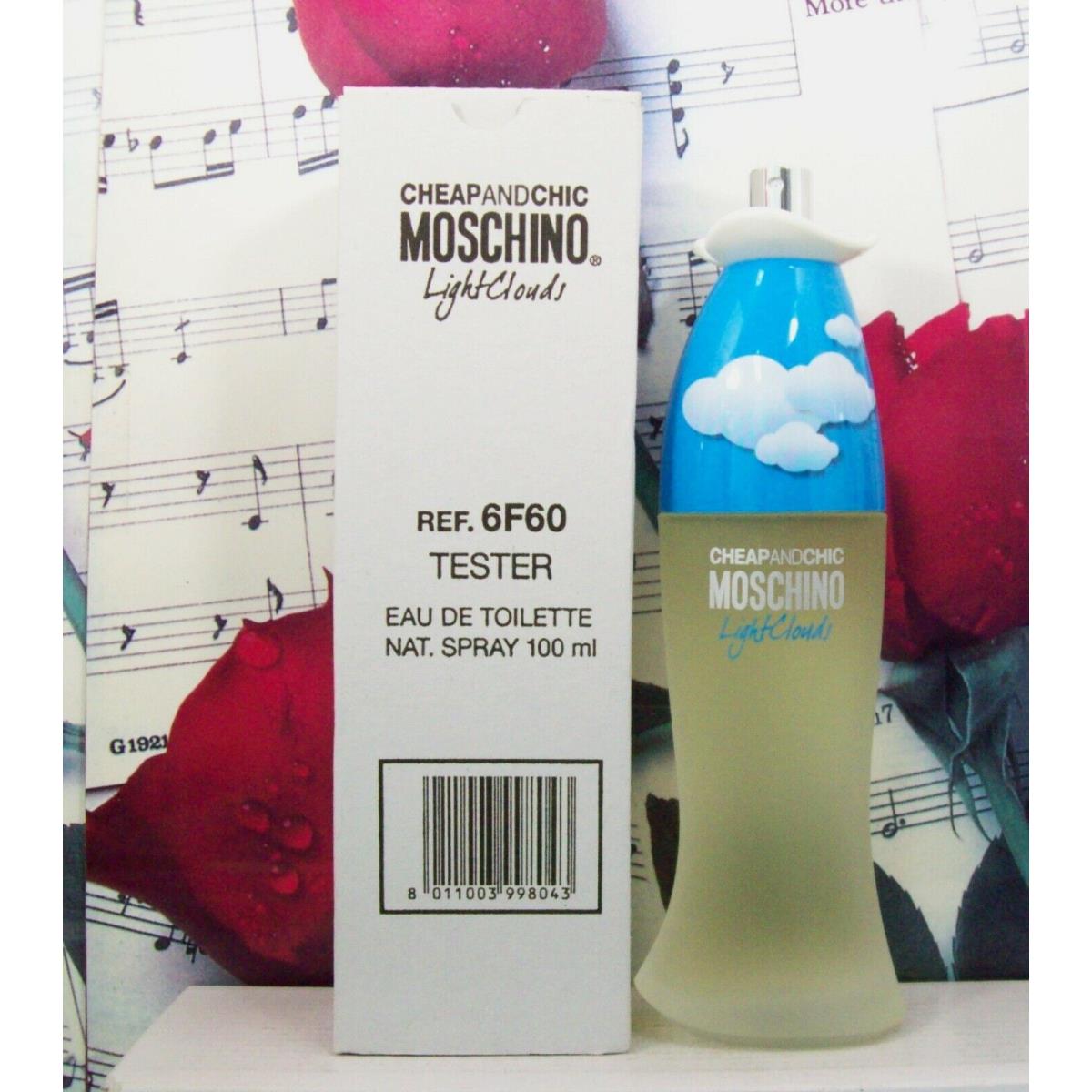 and Chic Moschino Light Clouds Edt Spray 3.4 Fl. Oz. Ntwb