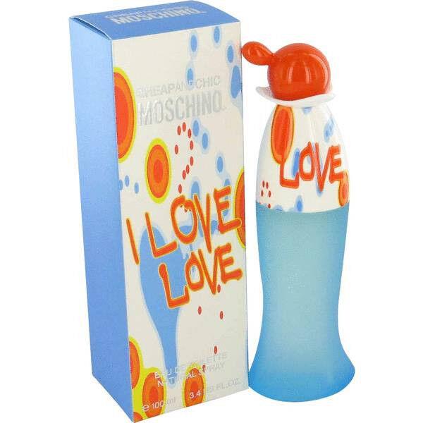 Moschino and Chic I Love Love For Women 3.4 oz Eau de Toilette Spray