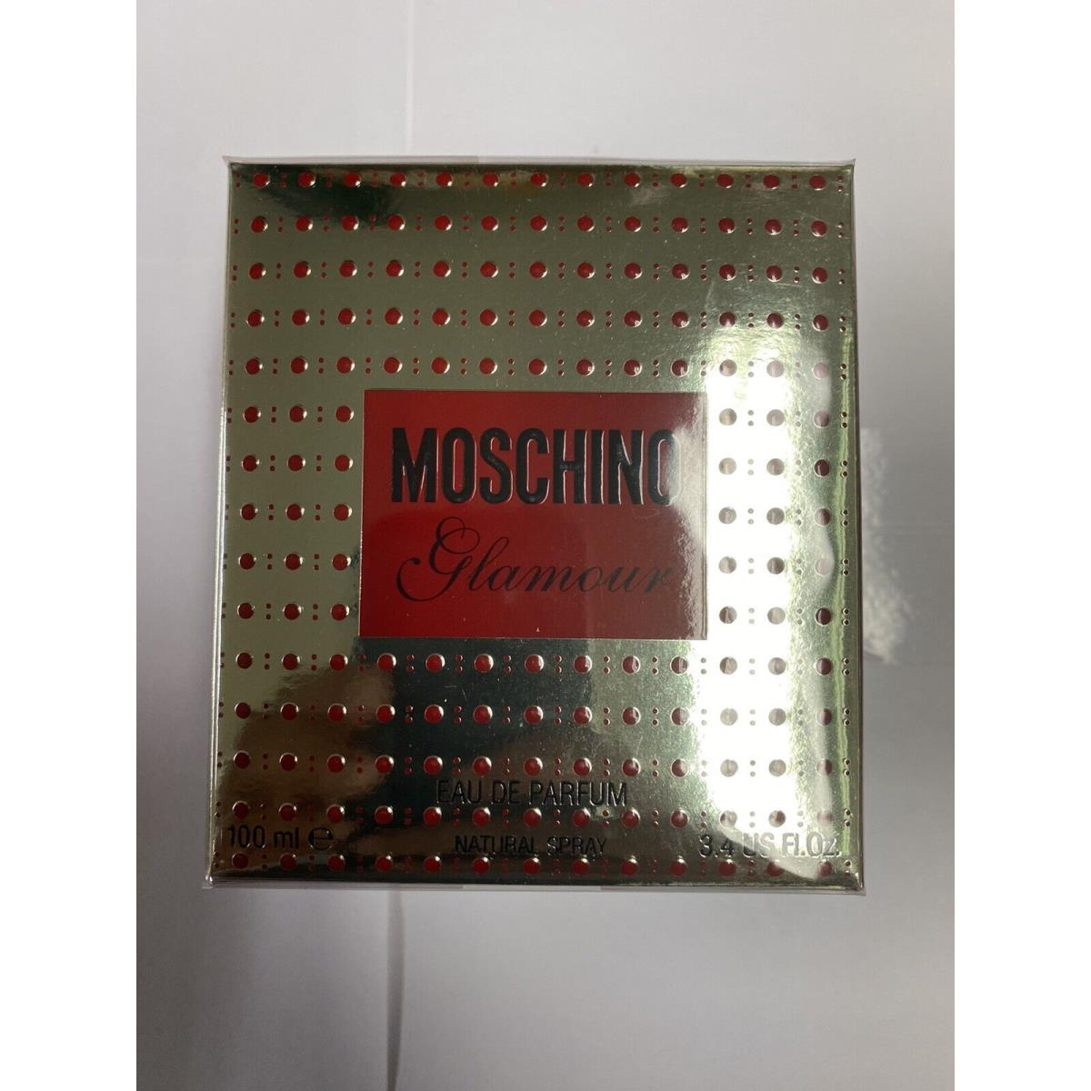 Moschino Glamour Women`s Eau de Parfum 100ml 3.4 oz Spray . Sealed