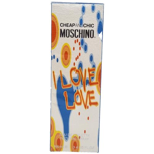 Chic I Love Love For Women By Moschino Eau de Toilette Spray 3.4 Fl. oz