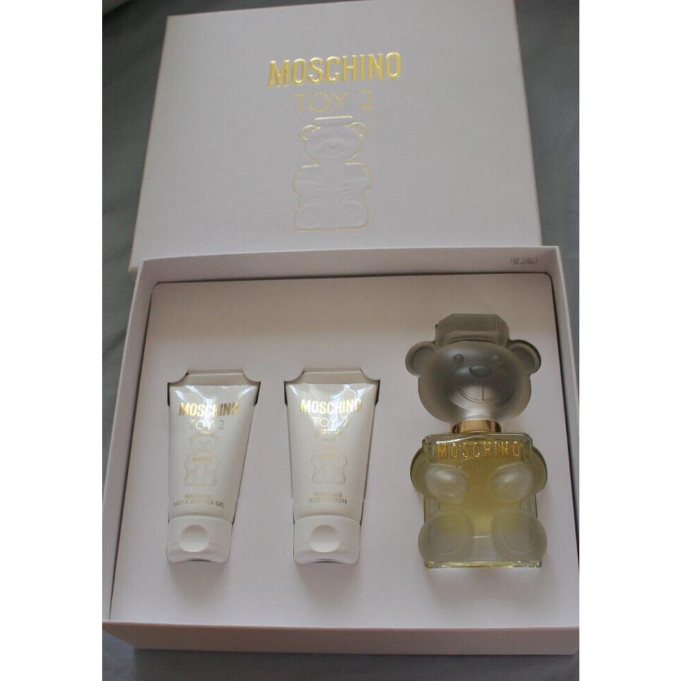 Moschino Toy 2 Eau De Parfum 3 Piece Gift Set Bath Gel Body Lotion Eau de Parfum