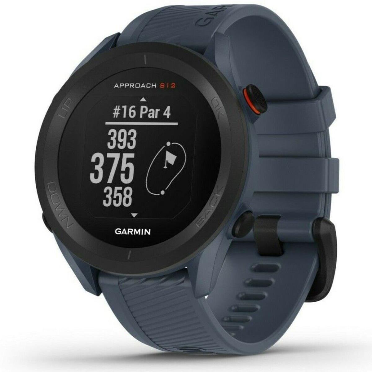 Garmin 010-02472-01 Garmin Approach S12 Granite Blue Smartwatch Gps Golf Watch