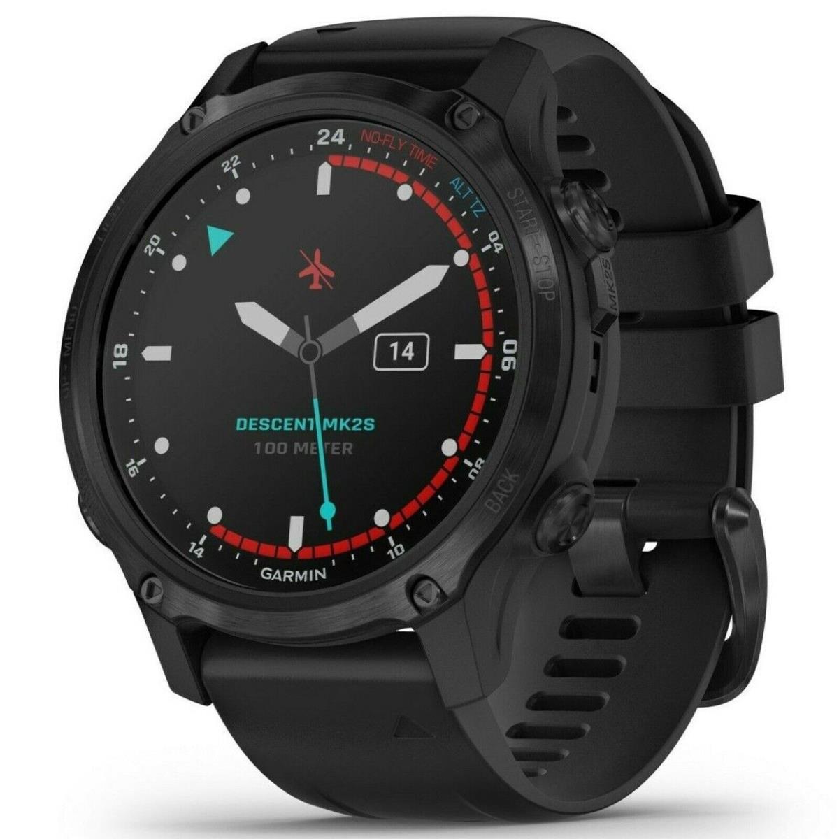 Garmin 010-02403-03 Descent Mk2S Carbon Gray Smartwatch Dive Computer Gps Watch