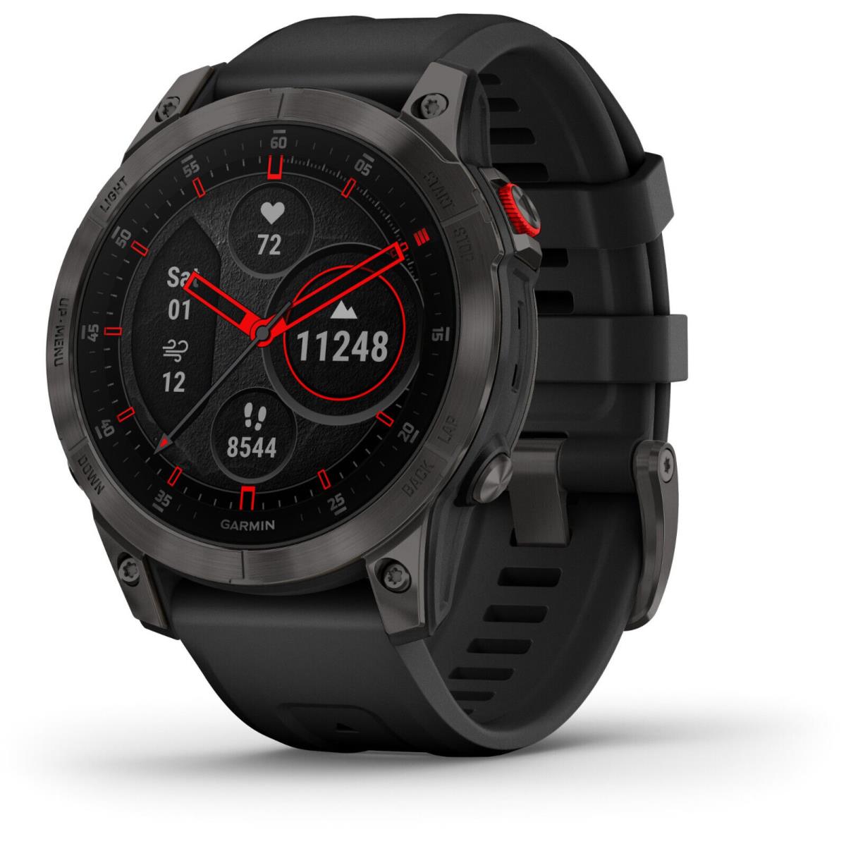 Garmin Epix (gen 2) 010-02582-10 Epix Gen 2 Sapphire Black Amoled Multisport Gps Watch