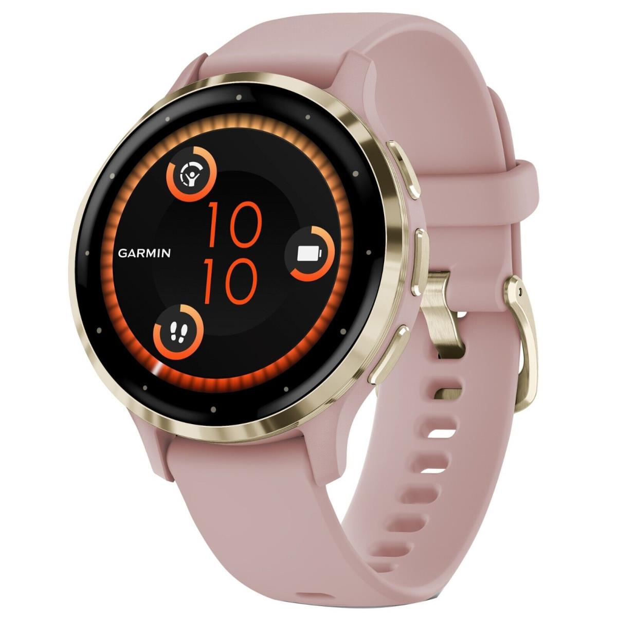 Garmin 010-02785-03 Venu 3S Dust Rose Smartwatch Fitness Tracking Watch 41mm