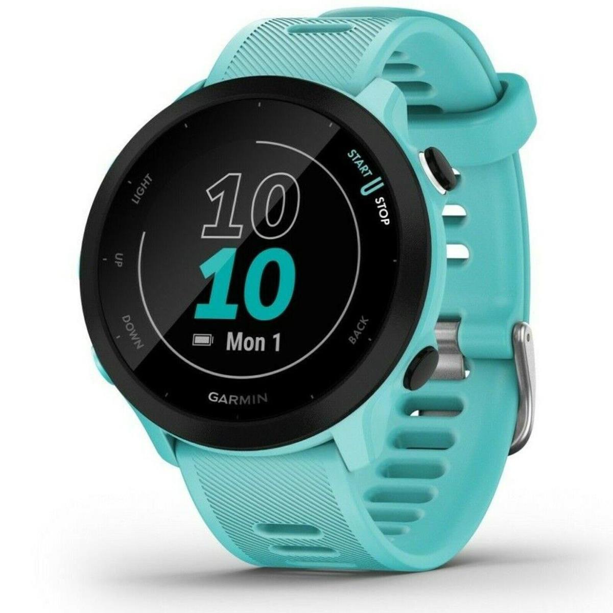 Garmin 010-02562-02 Forerunner 55 Aqua Gps Smartwatch Fitness Running Watch