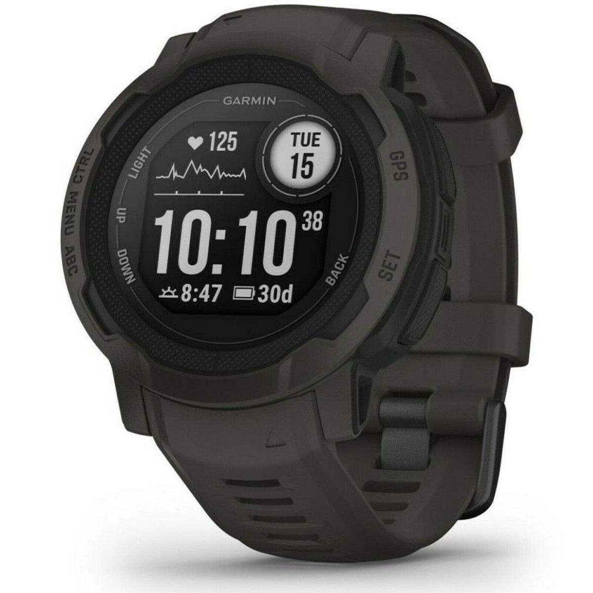 Garmin 010-02626-10 Instinct 2 Gps Graphite Smartwatch Standard Edition Watch