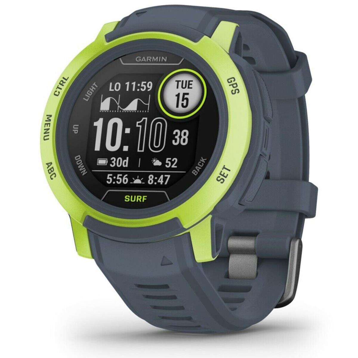 Garmin 010-02626-12 Instinct 2 Mavericks Gps Smartwatch Surf Edition Water Watch