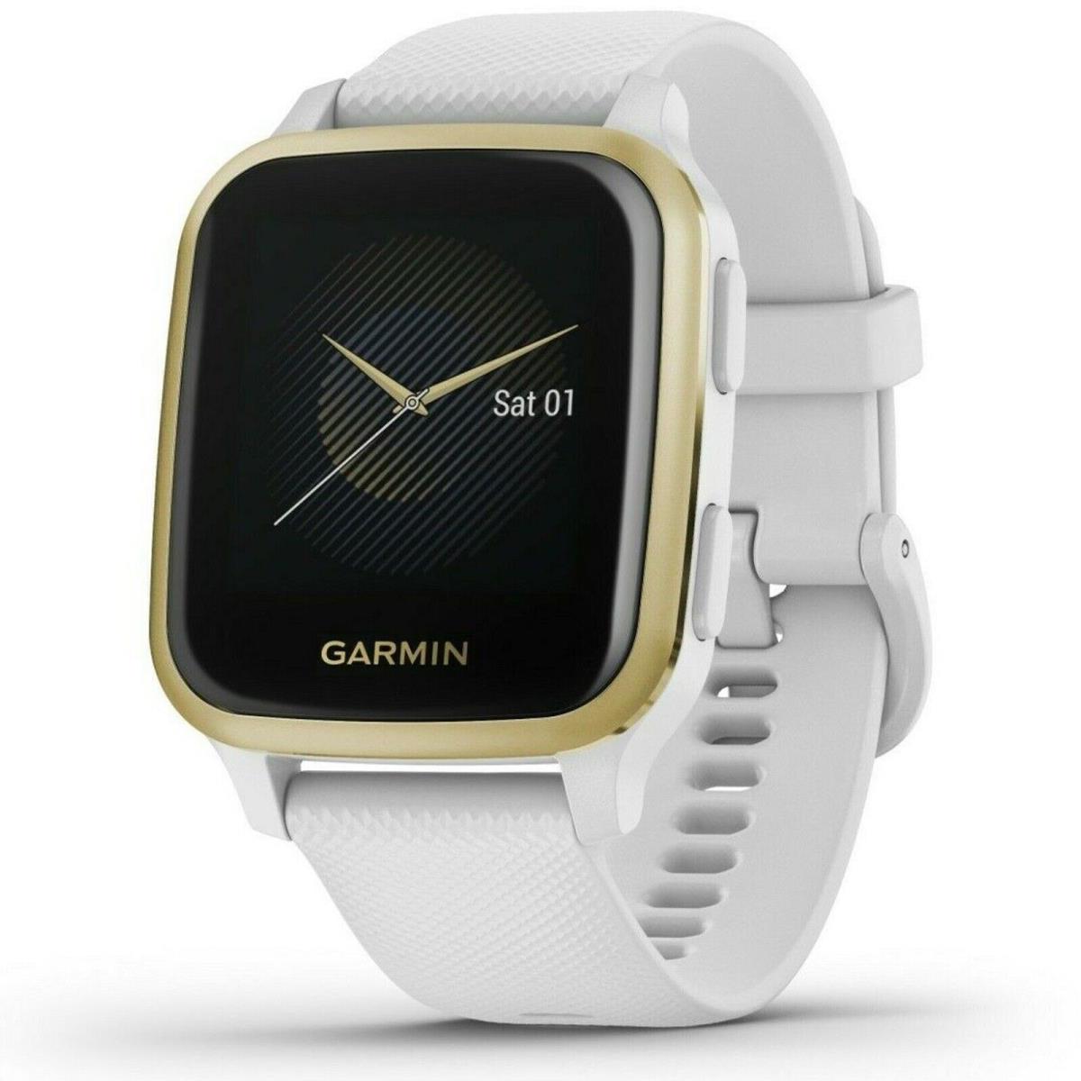 Garmin 010-02427-01 Venu Sq White 40mm Smartwatch Sports Fitness Tracking Watch