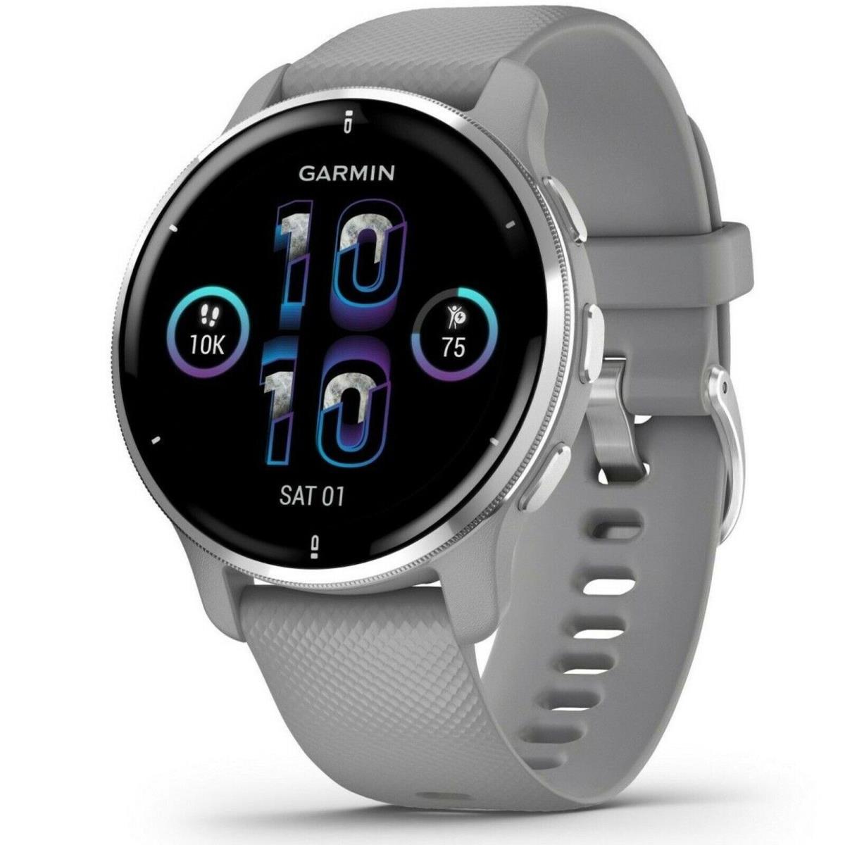 Garmin 010-02496-00 Venu 2 Plus Gray 43mm Smartwatch Fitness Tracking Watch