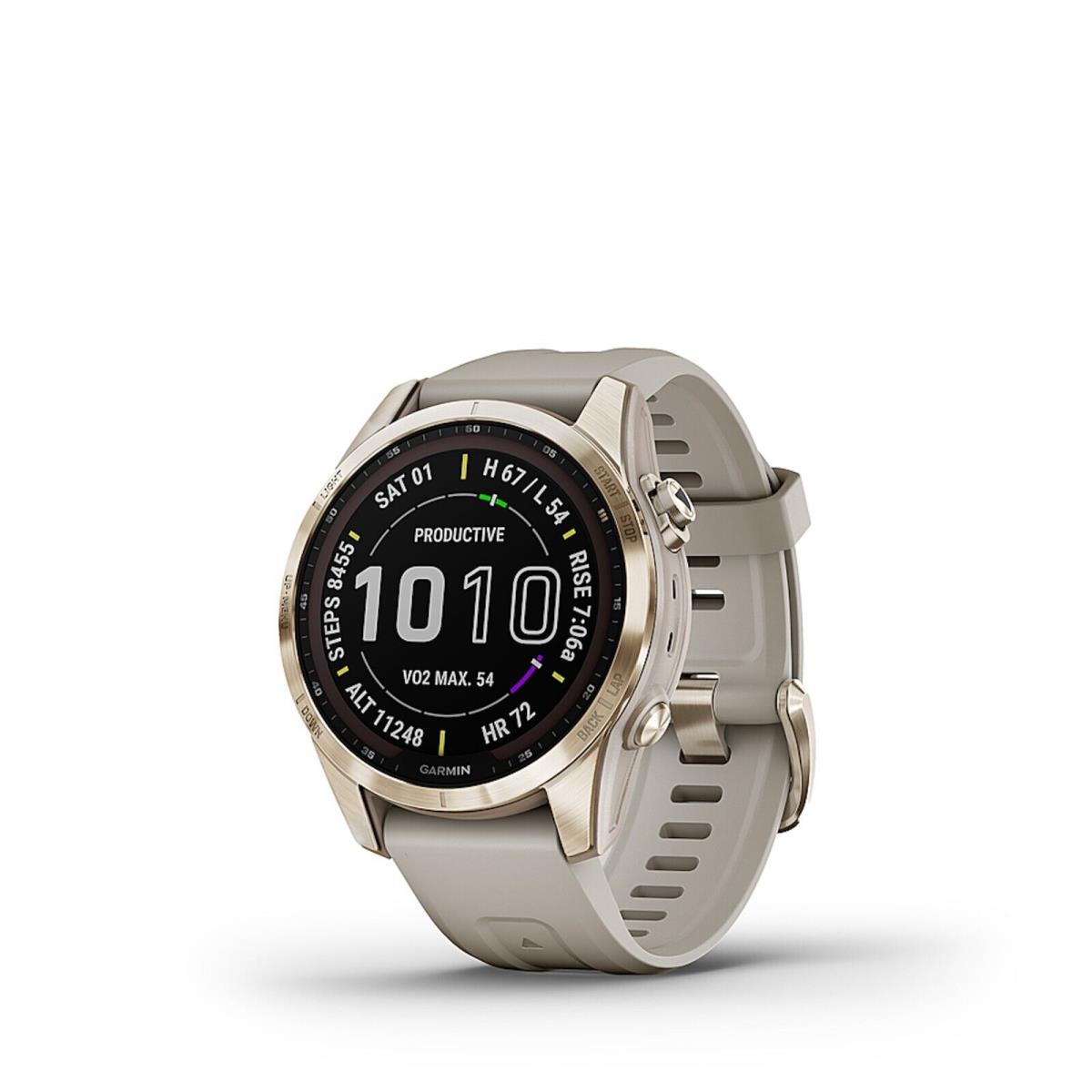 Garmin Fēnix 7S Sapphire Solar F Nix 7S Sapphire Solar Gps Smartwatch 42 mm Fiber Reinforced Polymer