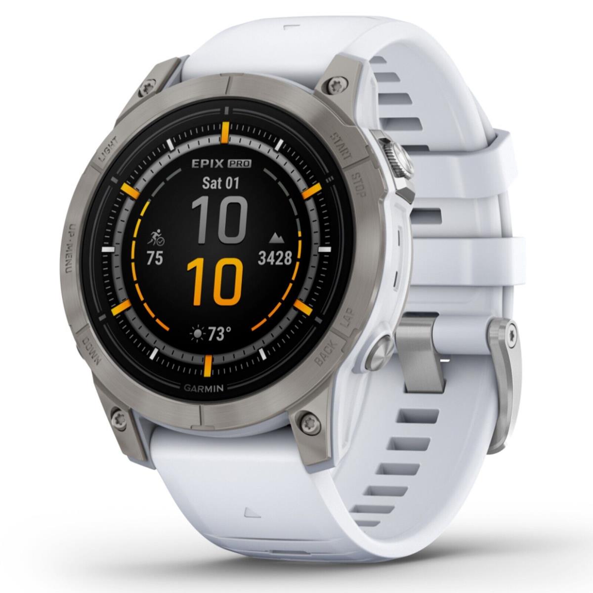 Garmin 010-02803-20 Epix Pro Gen 2 Sapphire 47MM Smartwatch Whitestone Watch