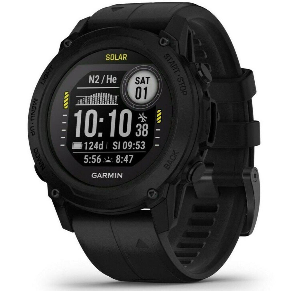 Garmin 010-02604-02 Descent G1 Solar Black Smartwatch Sport Fitness Diving Watch