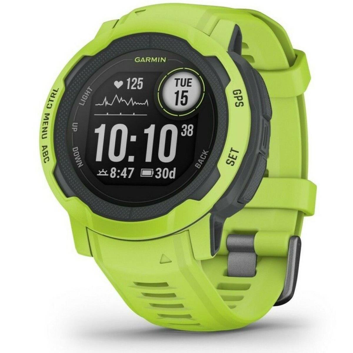 Garmin 010-02626-11 Instinct 2 Gps Lime Smartwatch Standard Edition Watch