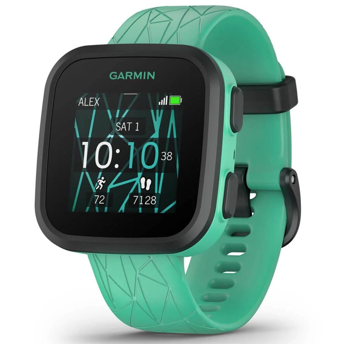 Garmin 010-02448-02 Kids Bounce Green Burst Smartwatch Sports Fitness Gps Watch