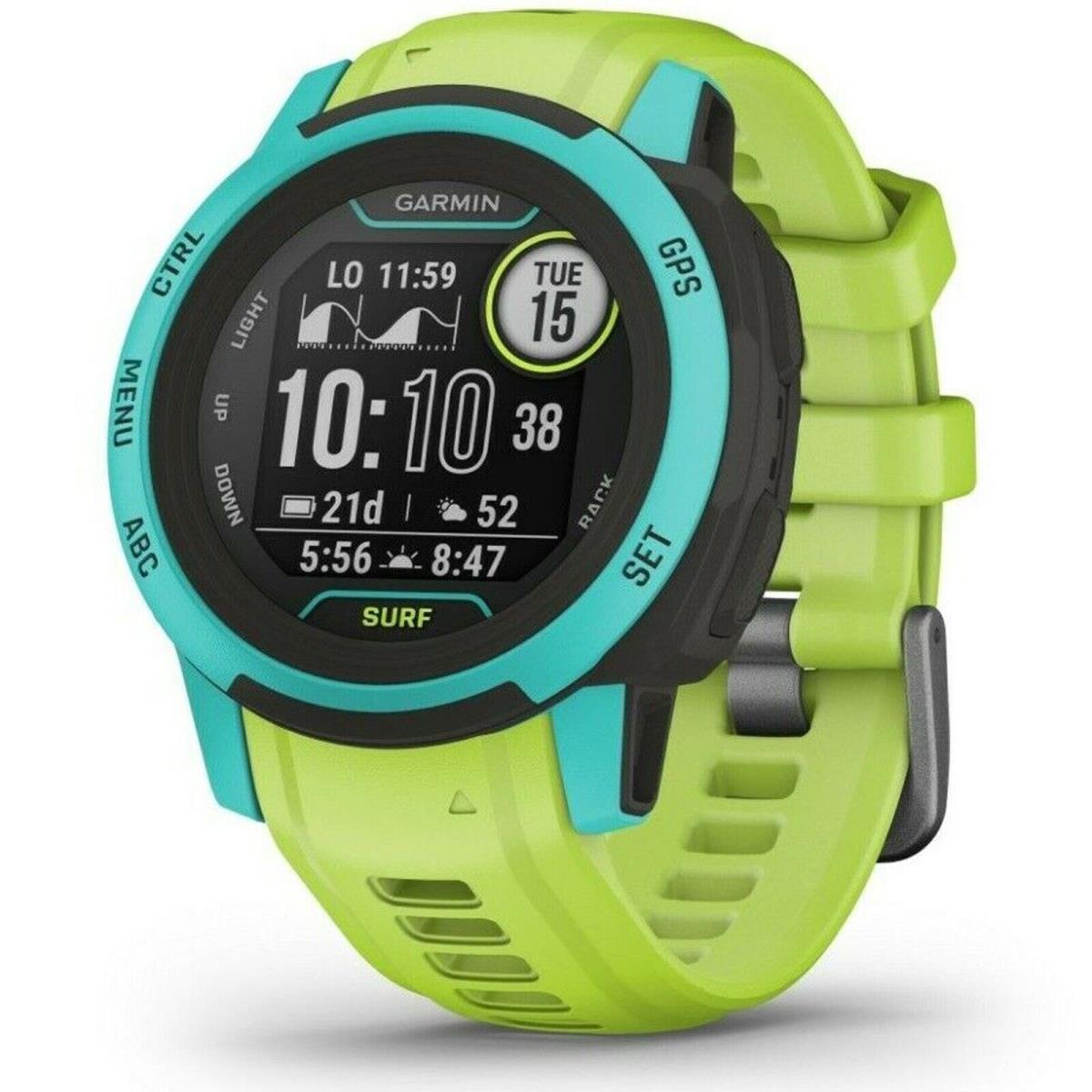 Garmin 010-02563-12 Instinct 2S Waikiki Gps Smartwatch Surf Edition Water Watch