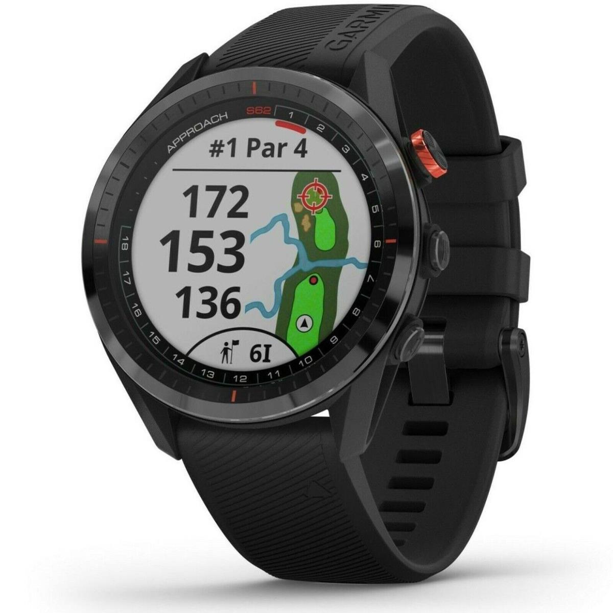 Garmin 010-02200-00 Approach S62 Black Smartwatch Gps Golf Fitness Sports Watch