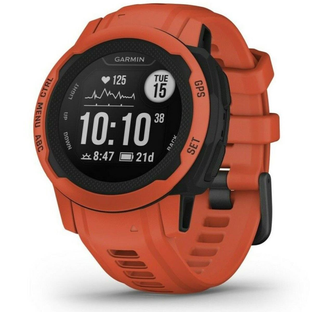 Garmin 010-02563-16 Instinct 2S Poppy Gps Smartwatch Standard Edition Watch