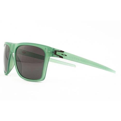 Oakley Leffingwell OO 9100-17 Matte Trans Jade / Prizm Black Sunglasses - Frame: Matte Trans Jade, Lens: Prizm Black