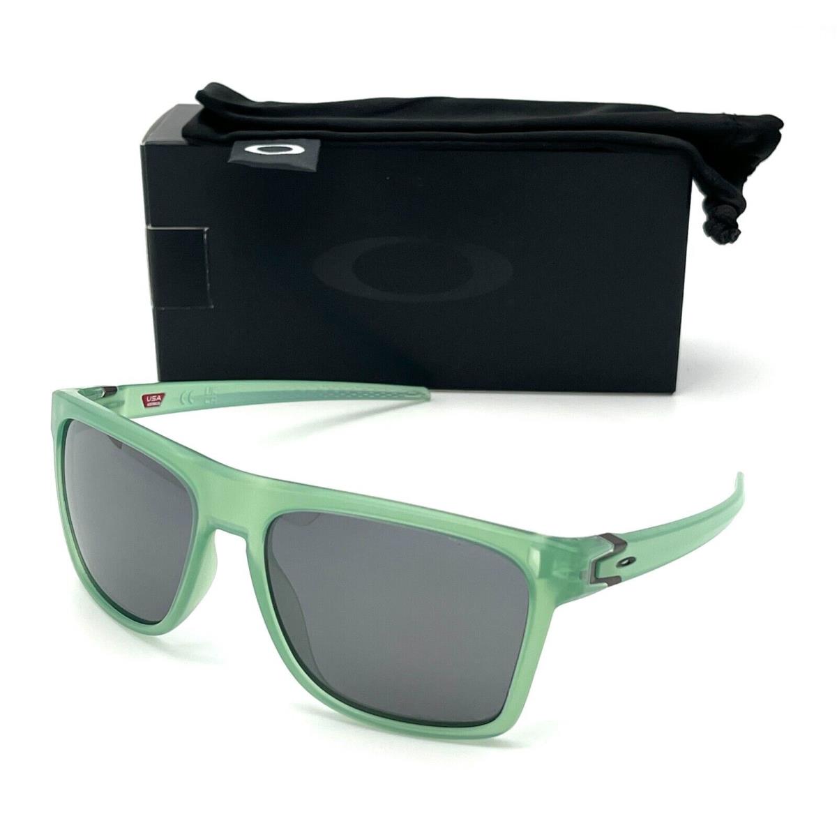 Oakley Leffingwell OO9100-17 Matte Trans Jade / Prizm Black 57mm Sunglasses