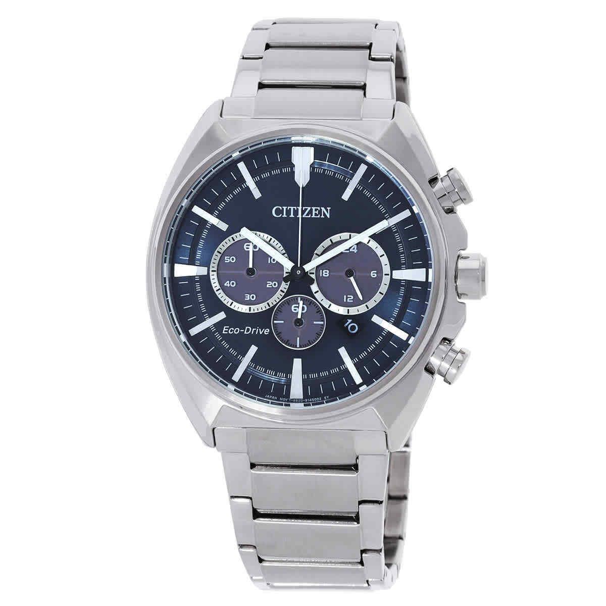 Citizen Chronograph Eco-drive Blue Dial Men`s Watch CA4288-86L