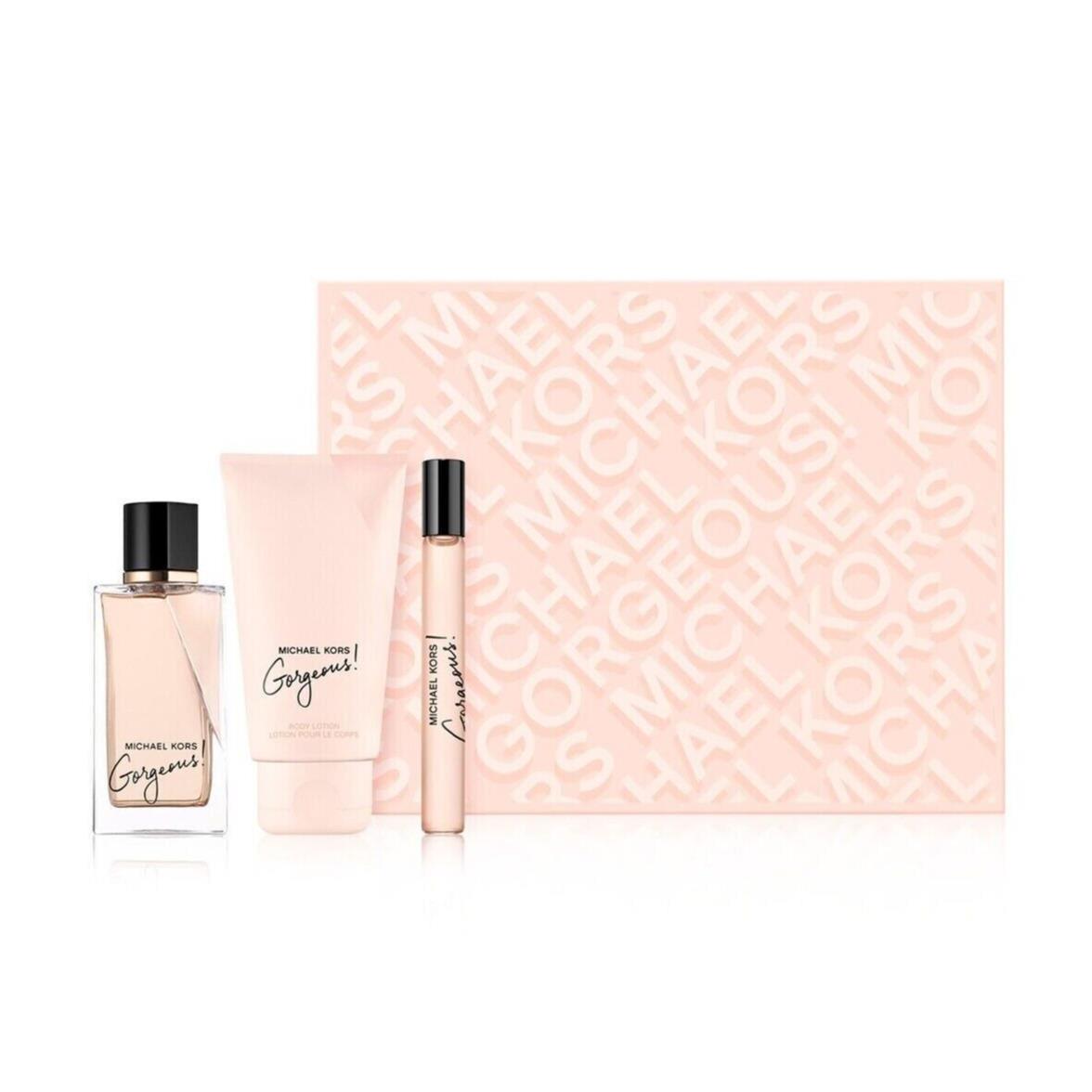 Gorgeous by Michael Kors Edp Spray For Women 3.4oz 3pc Gift Box