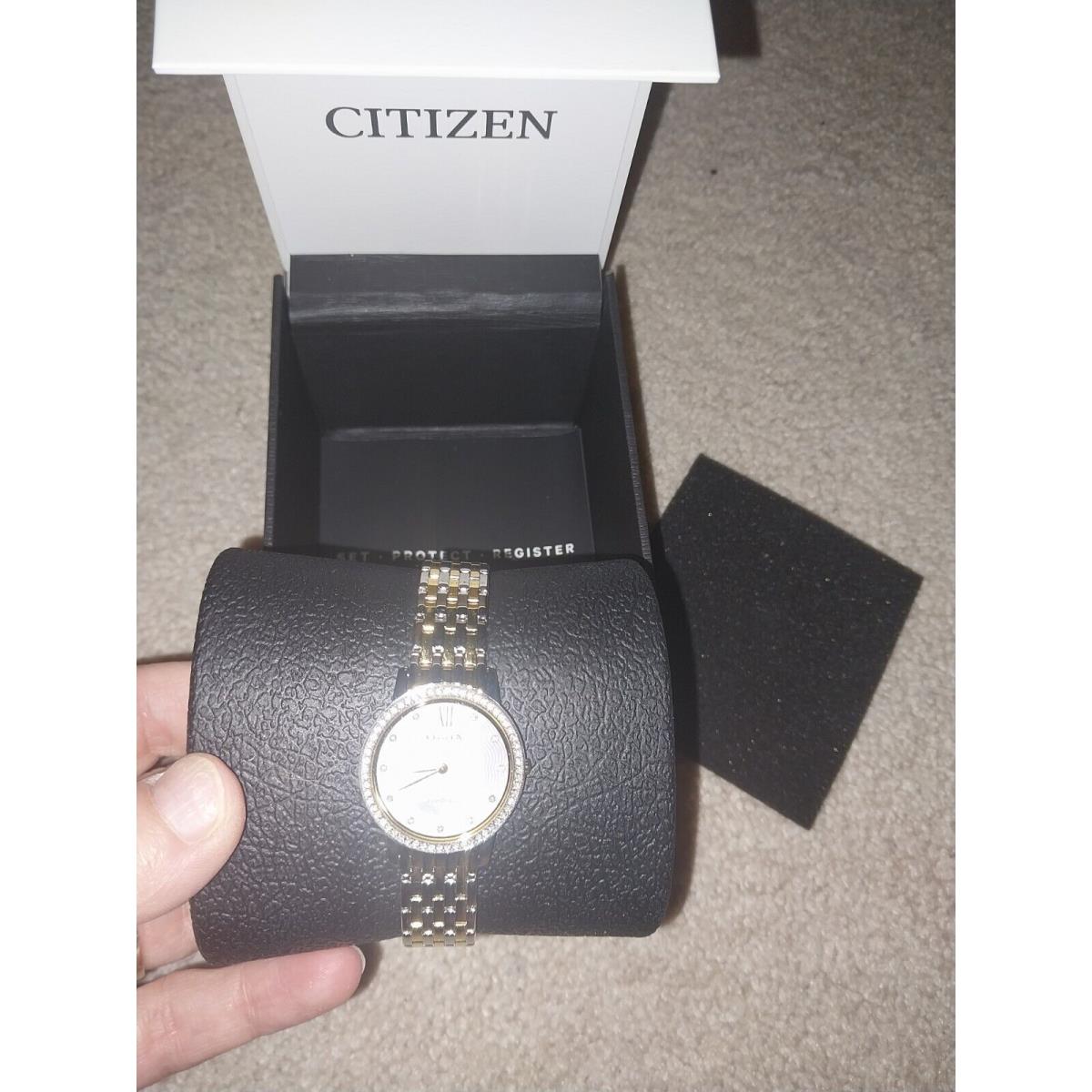 Citizen Silhouette Crystal EX1484-57D Ladies 29mm Watch