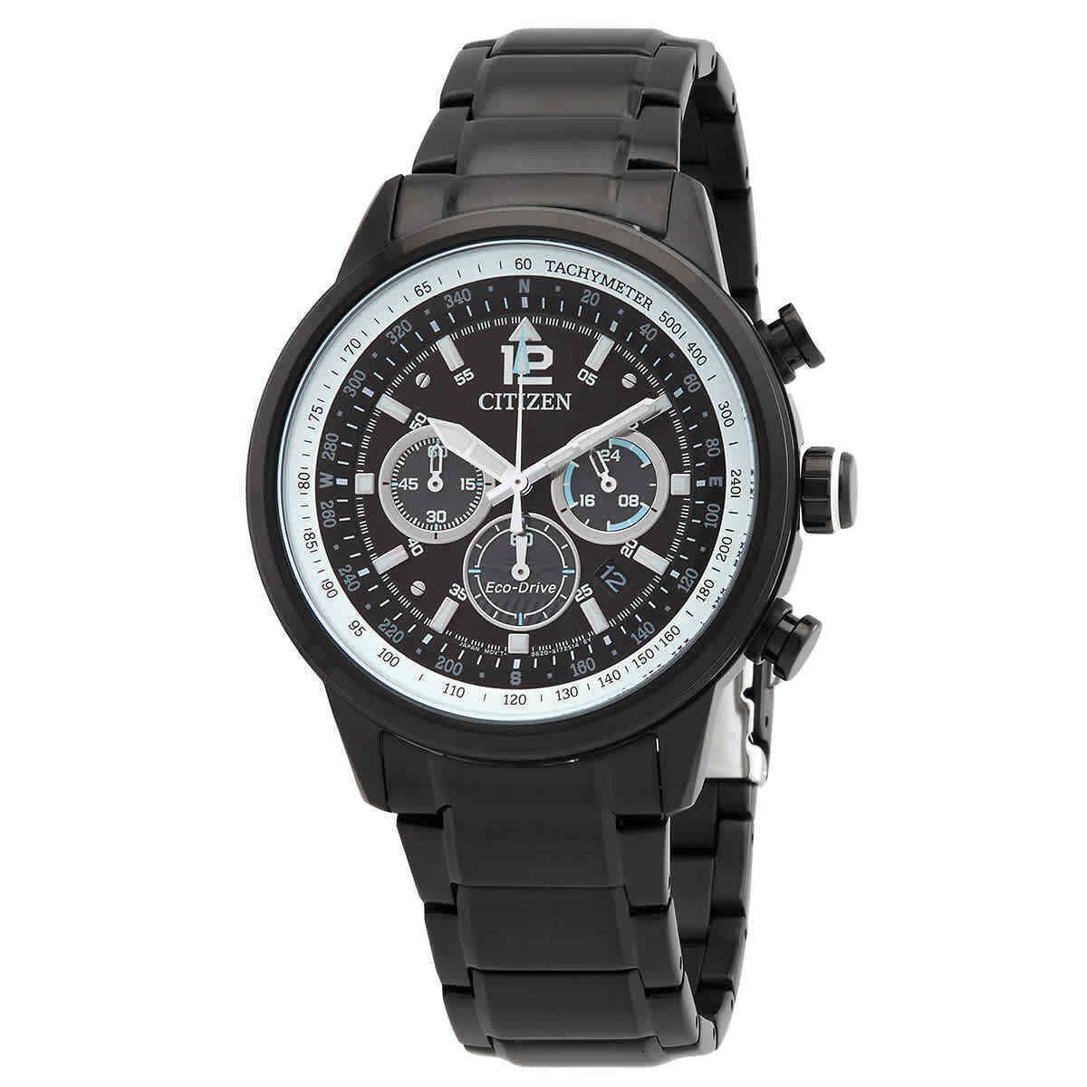 Citizen Chronograph Black Dial Men`s Watch CA4475-89E