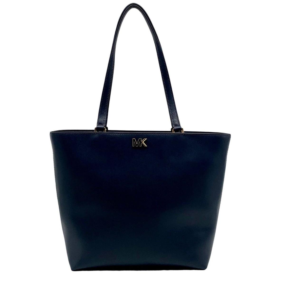 Michael Kors Medium Admiral Blue Leather Mott Tote Bag