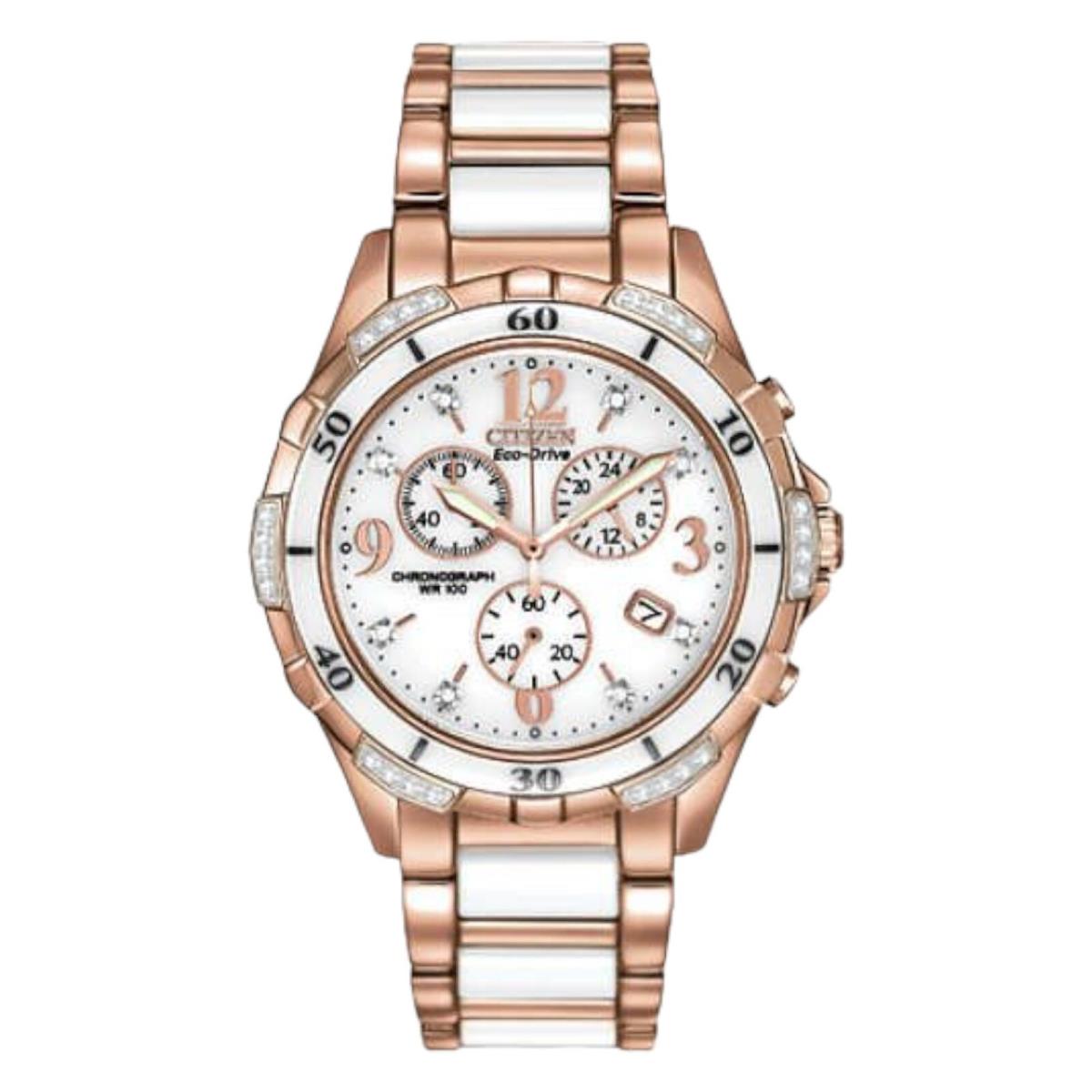 Citizen Silhouette FB1233-51A Women`s Eco-drive Chronograph 40mm Watch