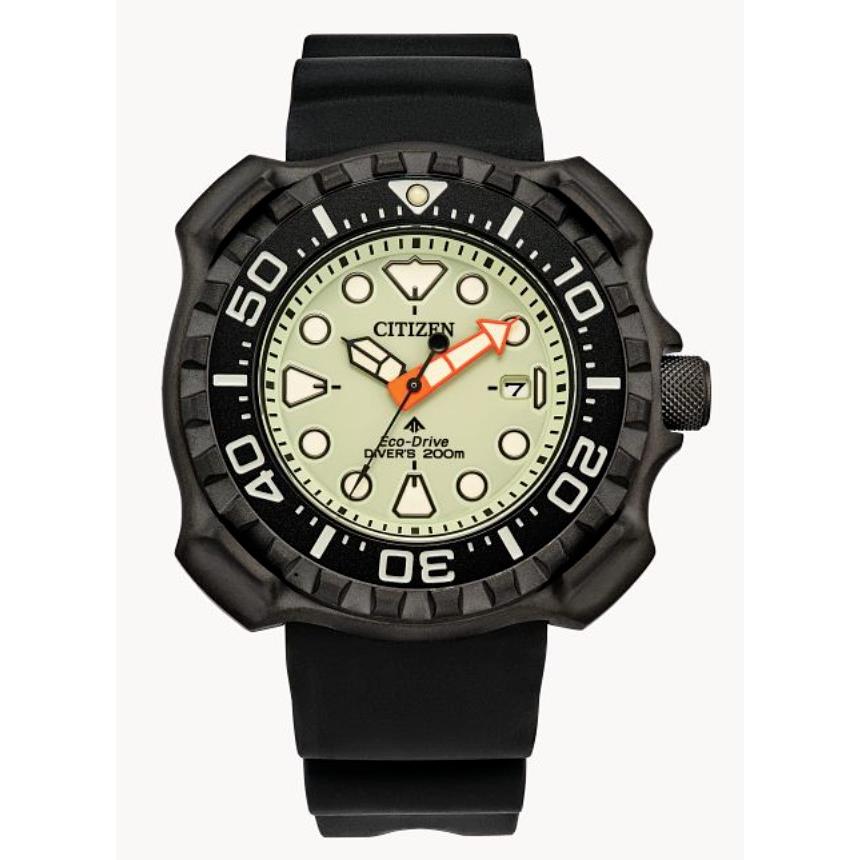 Citizen Promaster BN0227-25X Titanium Case Eco-drive Diver`s 200M Luminous Dial