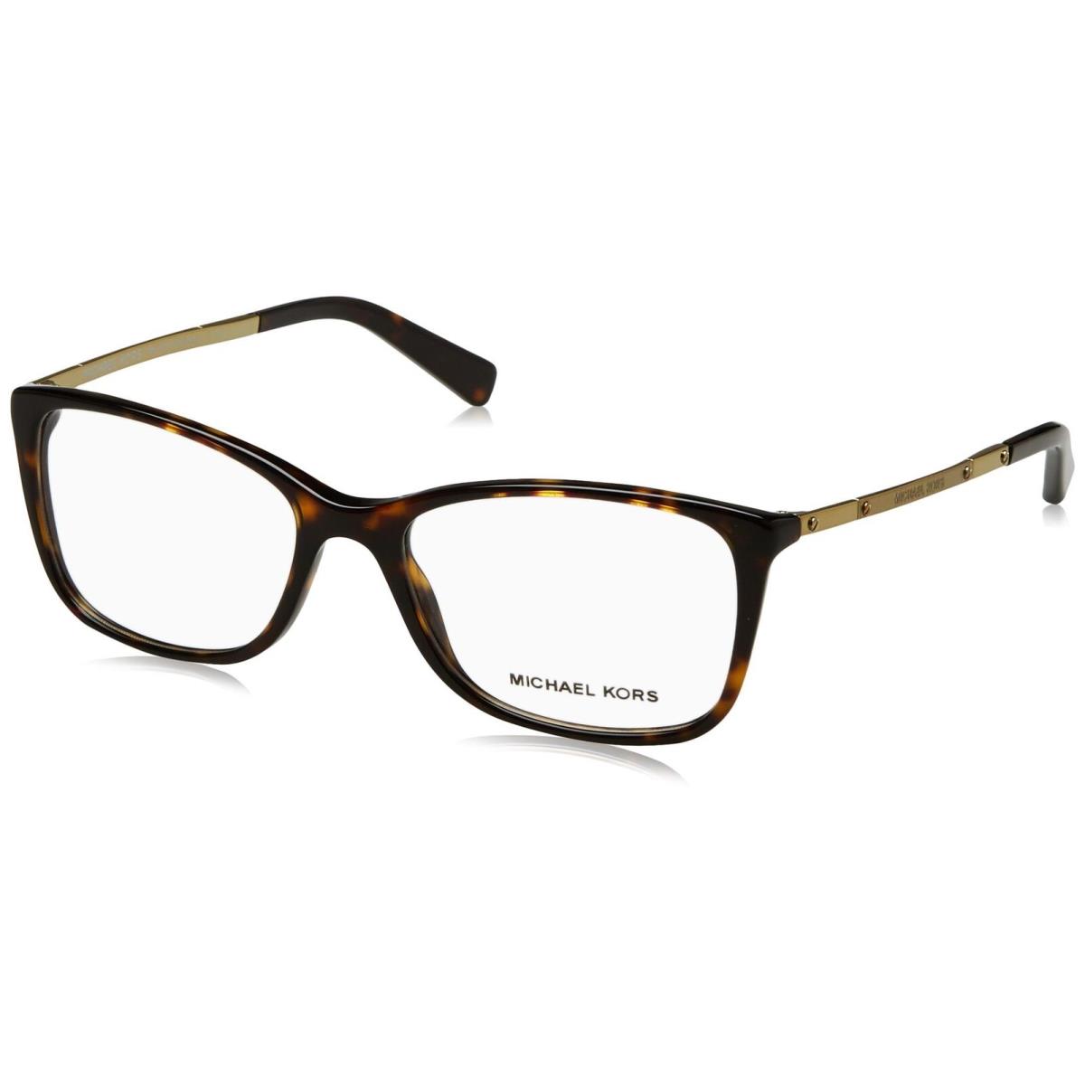 Michael Kors Antibes MK4016 Eyeglass Frames 3006-53 - Dk Tortoise MK4016-3006-53