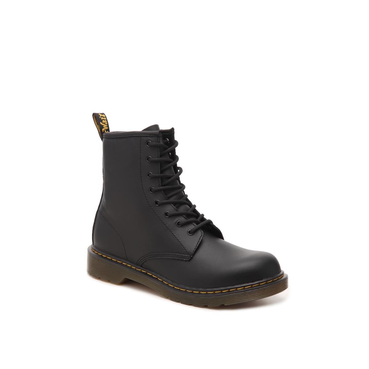 Boy`s Boots Dr. Martens 1460 Combat Boot Black