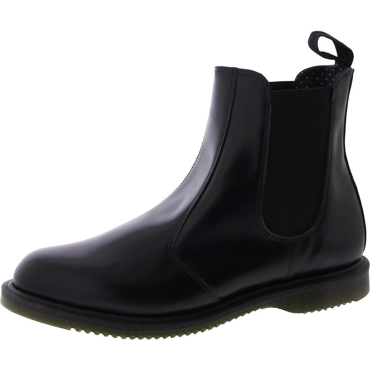 Dr. Martens Womens Flora Black Ankle Booties Shoes 10 Medium B M Bhfo 4104