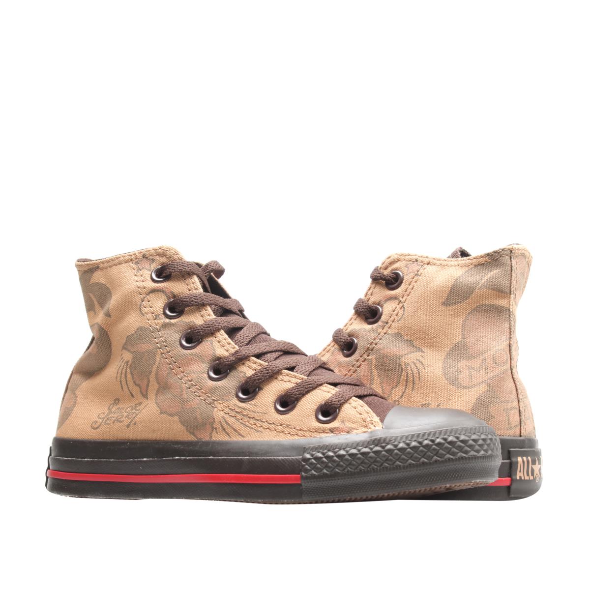 Converse Chuck Taylor All Star Sailor Jerry Tattoo Tan/cho Hi Sneakers 1Y811