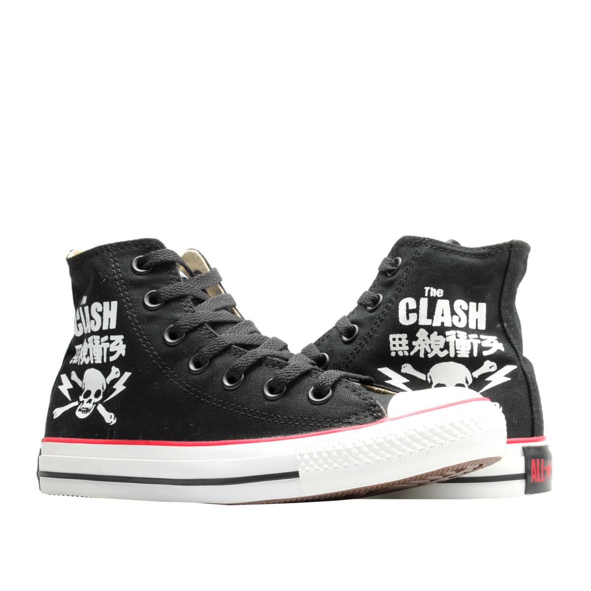 Converse Chuck Taylor All Star The Clash 2 Black/red Hi Sneakers 114001