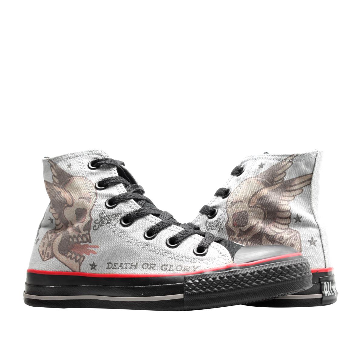 Converse Chuck Taylor All Star Sailor Jerry Tattoo Grey/blk Hi Sneakers 1Y813