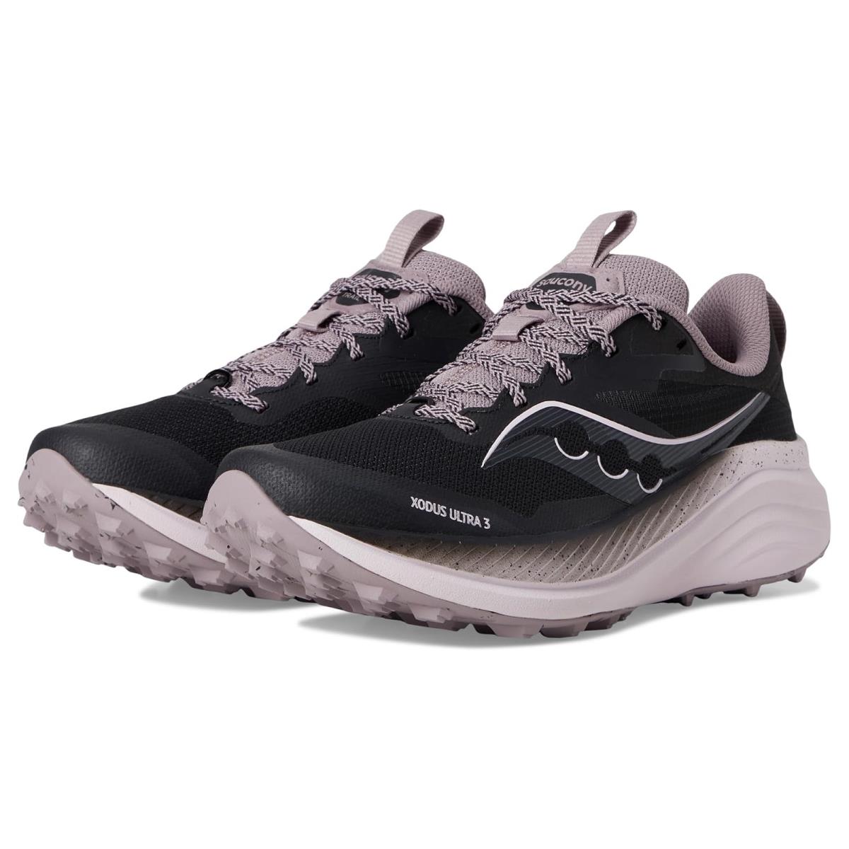 Woman`s Sneakers Athletic Shoes Saucony Xodus Ultra 3 Black/Quail