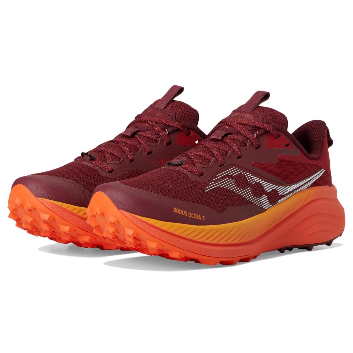Woman`s Sneakers Athletic Shoes Saucony Xodus Ultra 3 Currant/Pepper