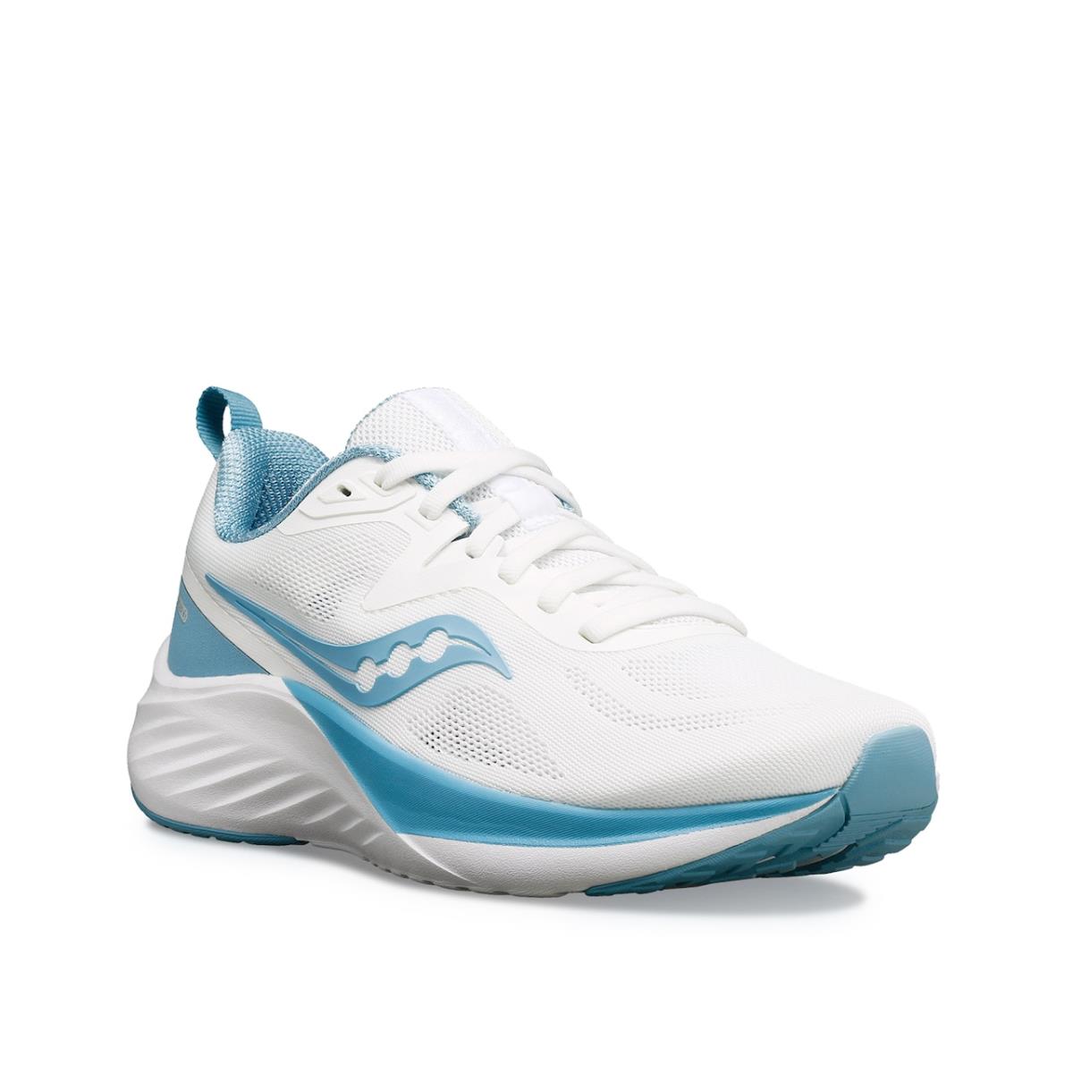 Woman`s Sneakers Saucony Lancer 3 Running Shoe White/Blue