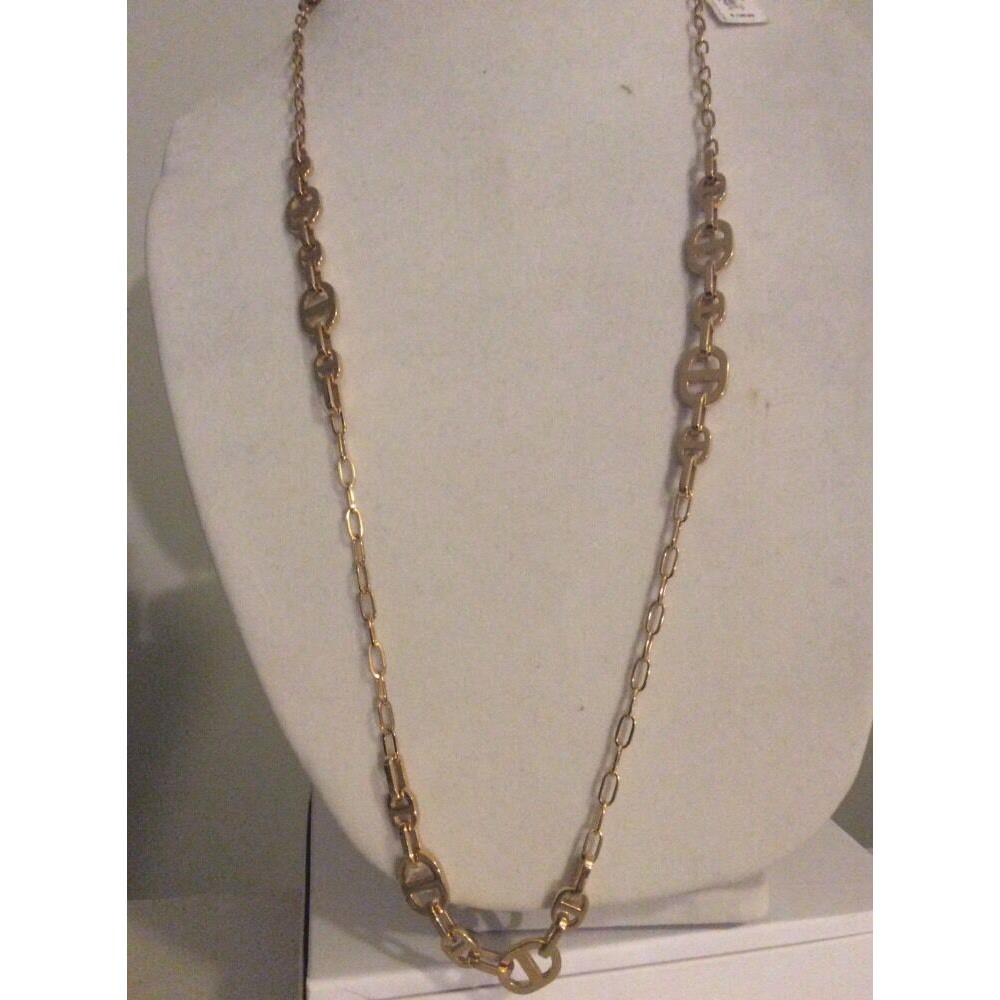 Michael Kors Long Heritage Maritime Link Necklace Mkj4457710 MK 401