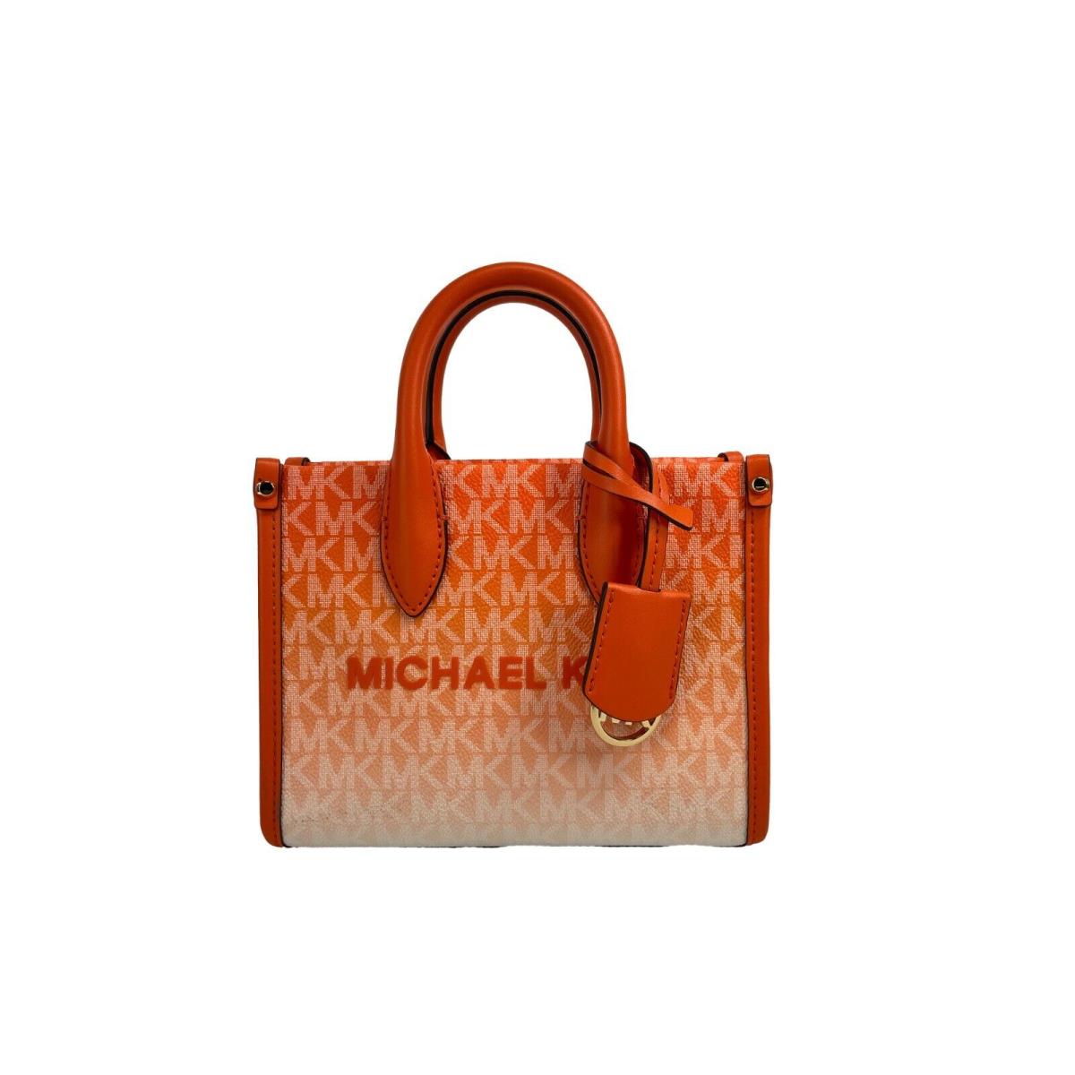 Michael Kors Mirella XS Leather Top Zip Shopper Tote Bag