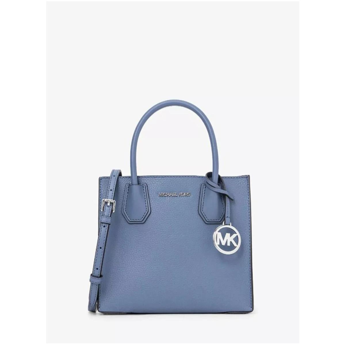 Michael Kors Mercer Medium Messenger Crossbody Satchel Denim