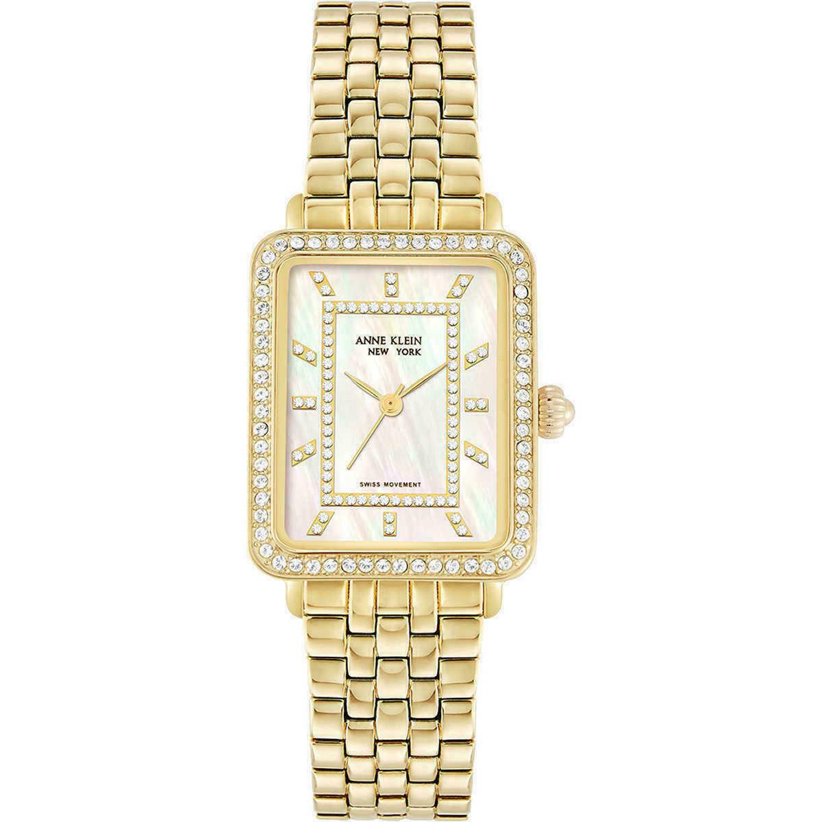 Anne Klein Women s Crystal Accented Gold Ladies Watch 12/2332MPGB