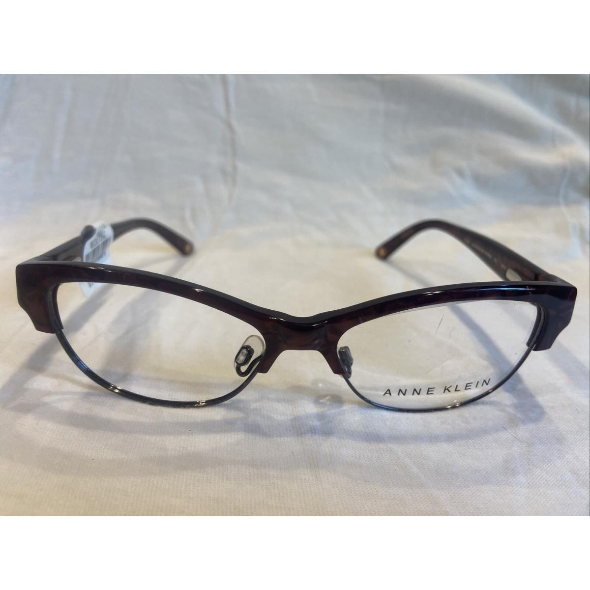 Anne Klein Ak5008 604 Burgundy Marble 135 09/13 Eyeglasses Frames