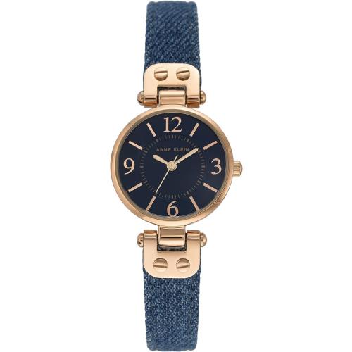 Anne Klein Women`s Leather Strap Watch