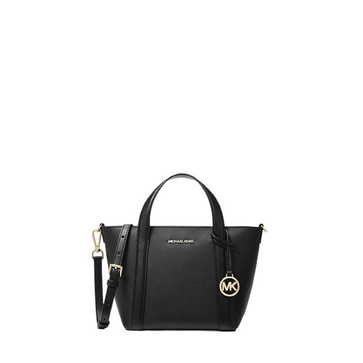 Michael Kors Pratt Small Tote Handle Crossbody Bag Black