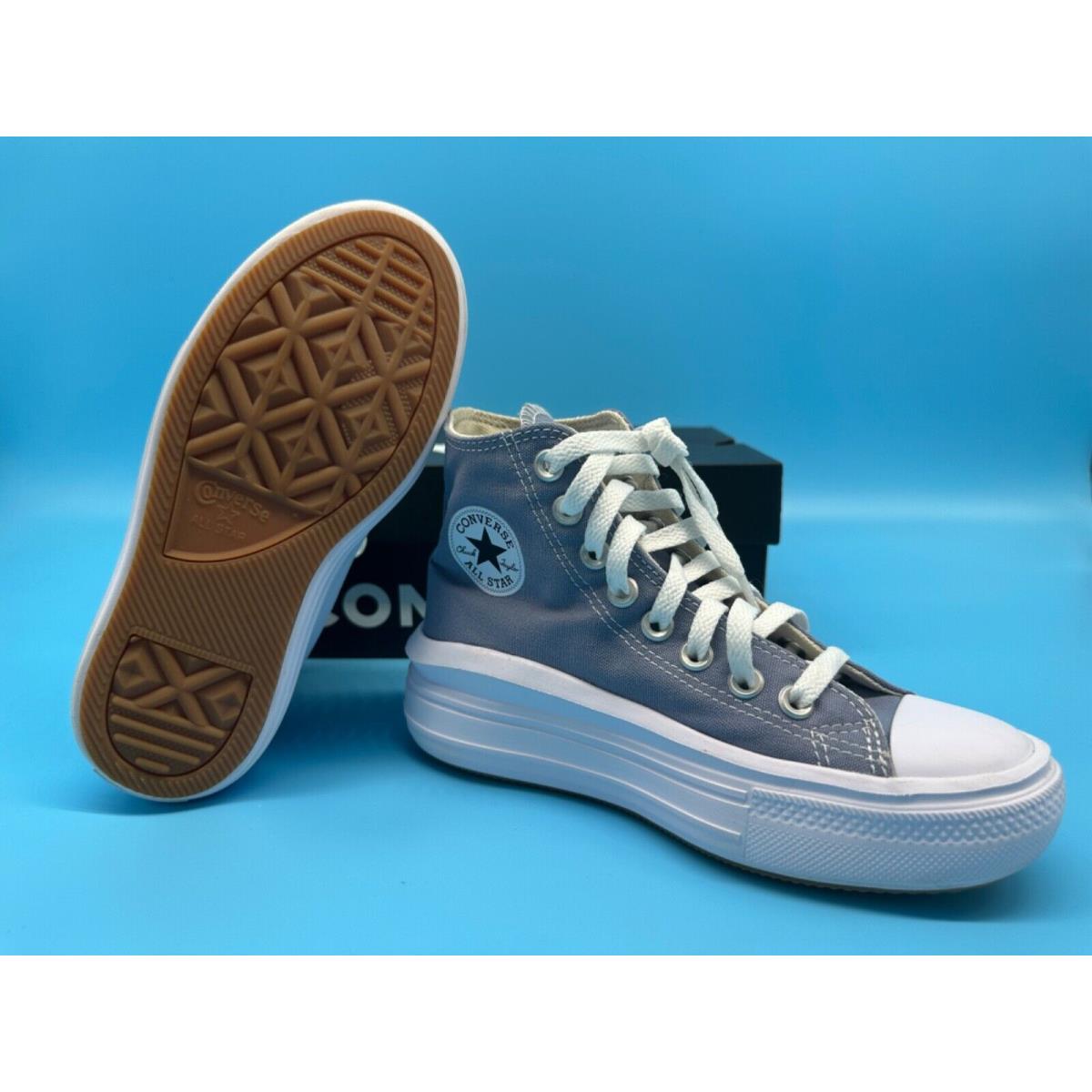 Converse Chuck Taylor All Star High Top Thunder Daze Women`s Size 5.5 - A06500C - Blue